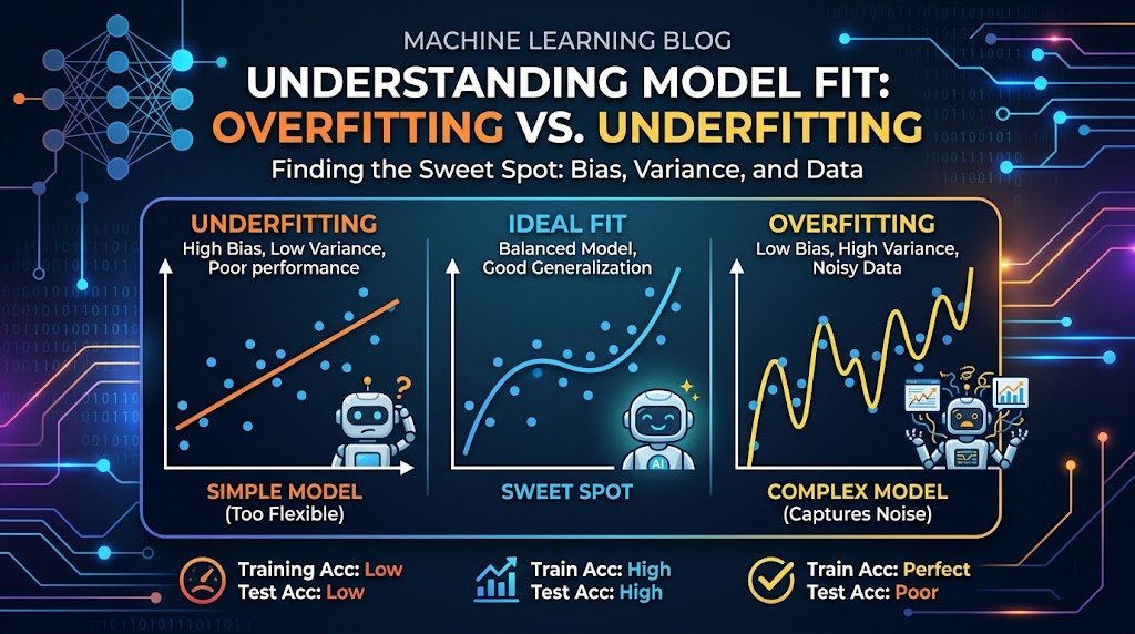 Overfitting and Underfitting in Oracle Machine Learning